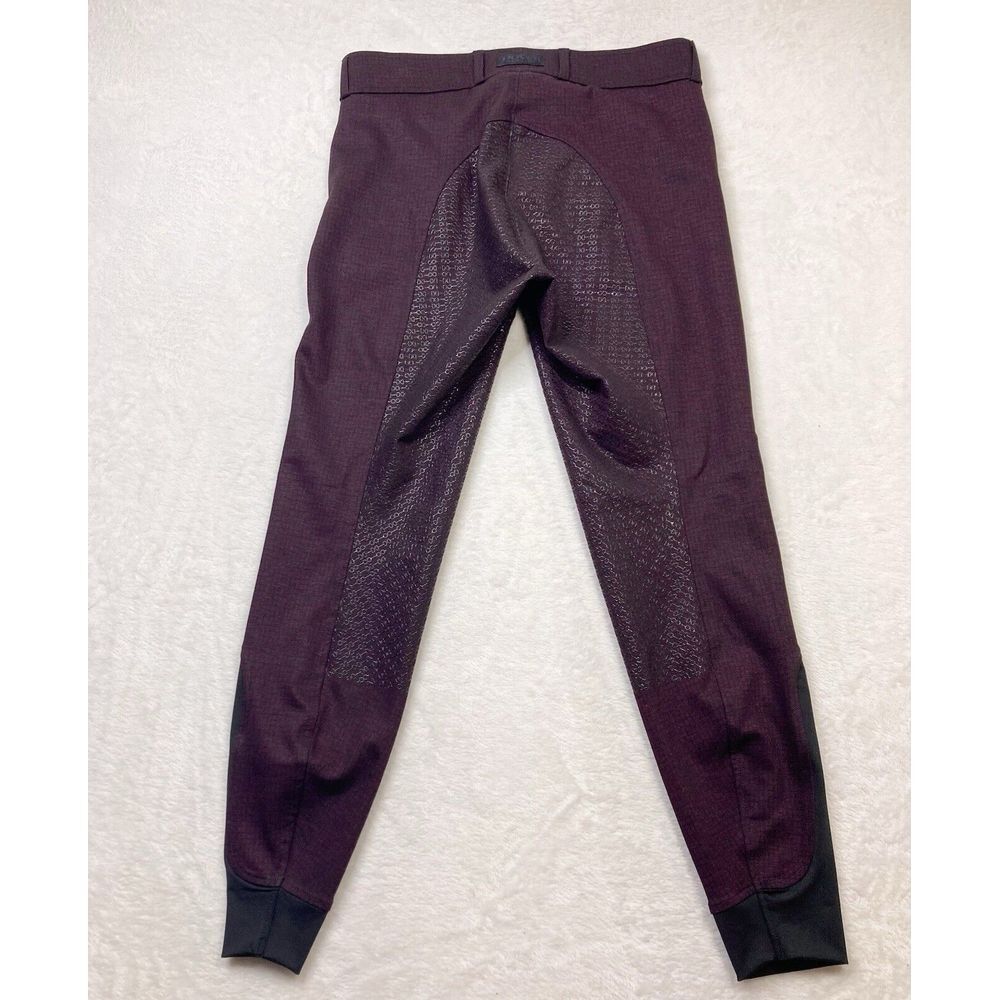 TuffRider Women's Plum Full-Seat Riding Breeches - Picture 2 of 11